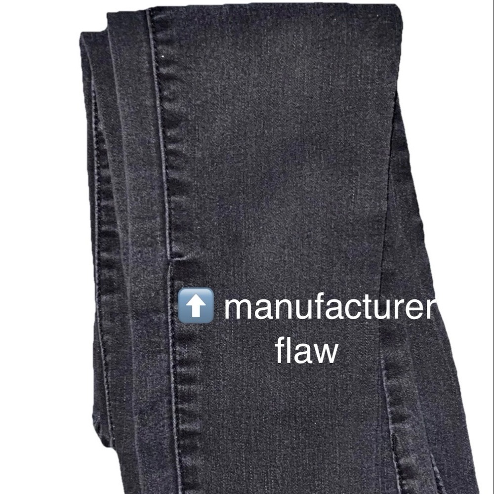 DKNY Girls Sz 12 Stretch Black Denim Skinny Leg Jeans EUC Back to School - Picture 6 of 6